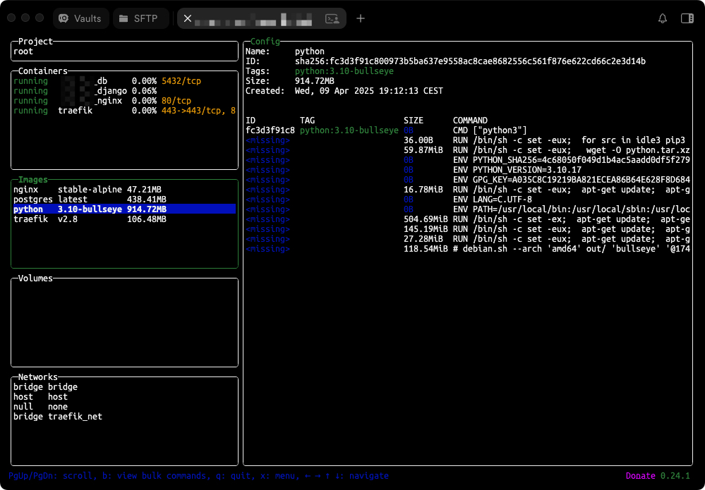 Layer delle Docker images