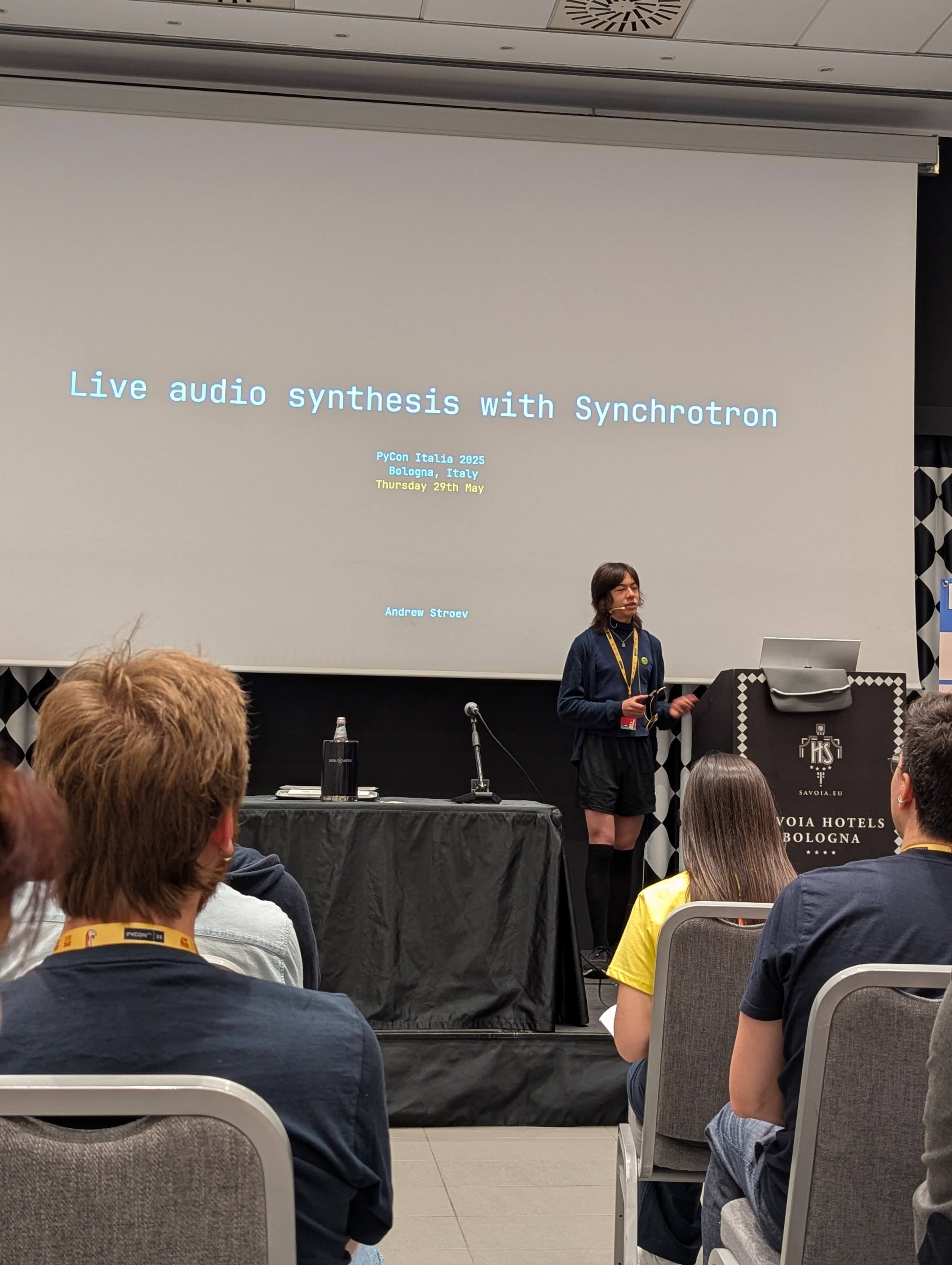 Synchrotron talk 1